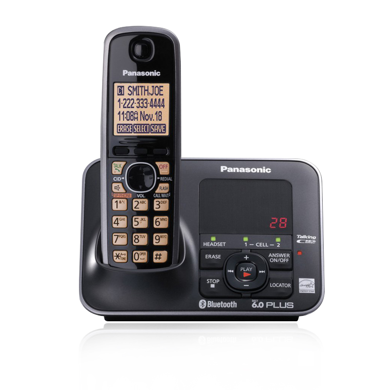 1 ڵ KX-TG7621B 1.9   ȭ DECT 6.0   ȭ  ý /1 Handsets KX-TG7621B 1.9 Digital wireless phone DECT 6.0 via Bluetooth Cordless Pho